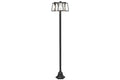 Lampione da Giardino FIA Nero Opaco E27 Max 3x40W IP44