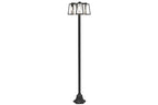 Lampione da Giardino FIA Nero Opaco E27 Max 3x40W IP44