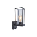 Applique Lampada da Parete FLAIR Nero Opaco E27 Max 40W IP44
