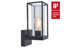 Applique Lampada da Parete FLAIR Nero Opaco E27 Max 40W IP44