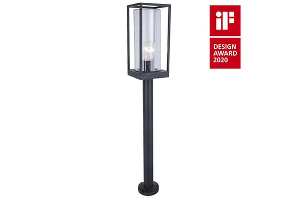 Lampione da Giardino FLAIR Nero Opaco E27 Max 40W IP44