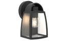 Applique Lampada da Parete KELSEY Nero Opaco E27 Max 40W IP44