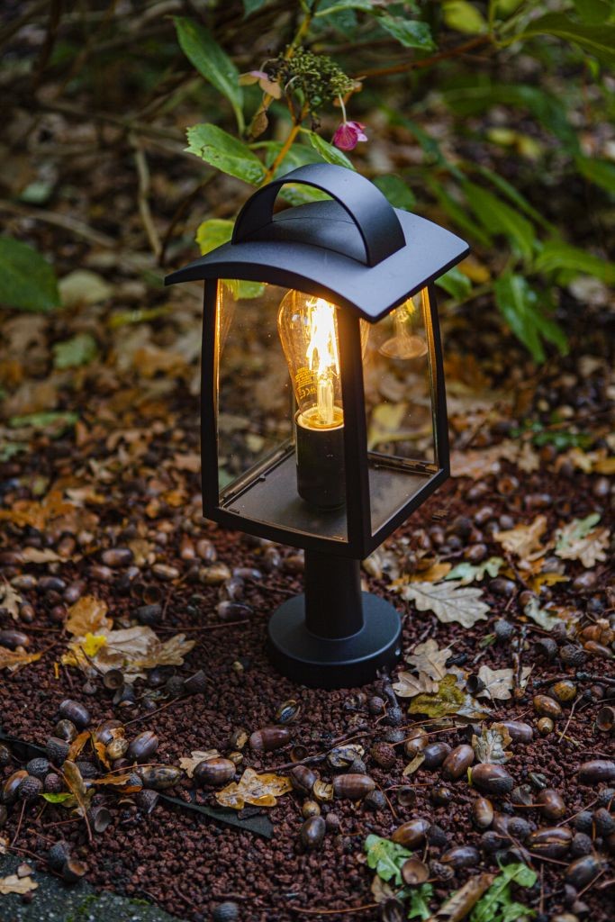 Lampioncino da Giardino KELSEY Nero Opaco E27 Max 40W IP44