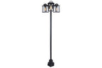 Lampione da Giardino KELSEY Nero Opaco E27 Max 3x40W IP44