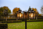 Lampione da Giardino KELSEY Nero Opaco E27 Max 3x40W IP44