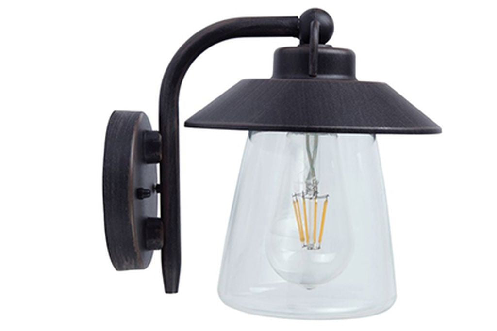 Applique Lampada da Parete CATE Ruggine Opaca E27 Max 40W IP44