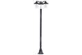 Lampione da Giardino CATE 3 Luci Ruggine Opaca E27 Max 3x40W IP44