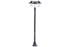 Lampione da Giardino CATE 3 Luci Ruggine Opaca E27 Max 3x40W IP44