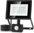 Faro Proiettore Led Con Sensore Nero 30W Luce Naturale 4000K 2510LM IP65