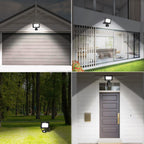 Faro Proiettore Led Con Sensore Nero 30W Luce Naturale 4000K 2510LM IP65