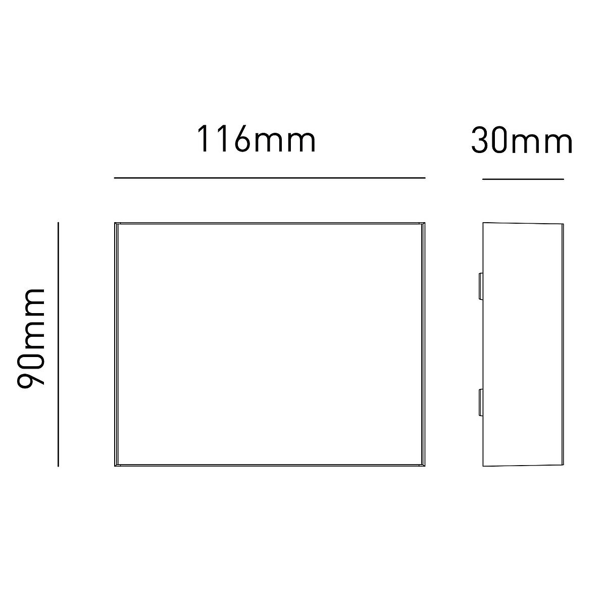 Applique da Parete MADRID 7 Up&Down Bianco 7W 740lm CCT IP65