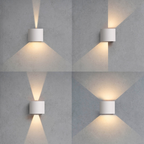 Applique da Parete MARBELLA ROUND Antracite 10W 610lm CCT IP65