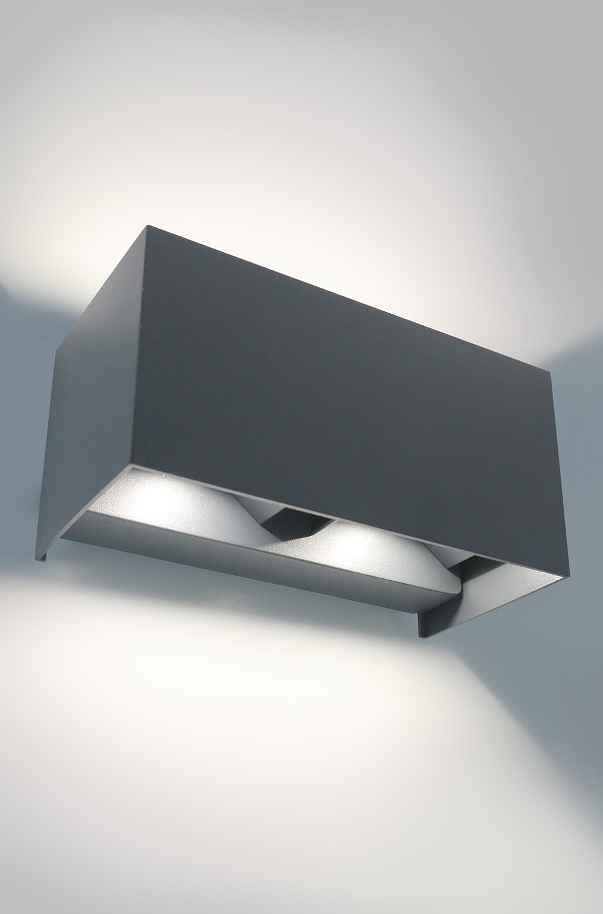 Applique da Parete MARBELLA DUO Antracite 20W 2040lm CCT IP65