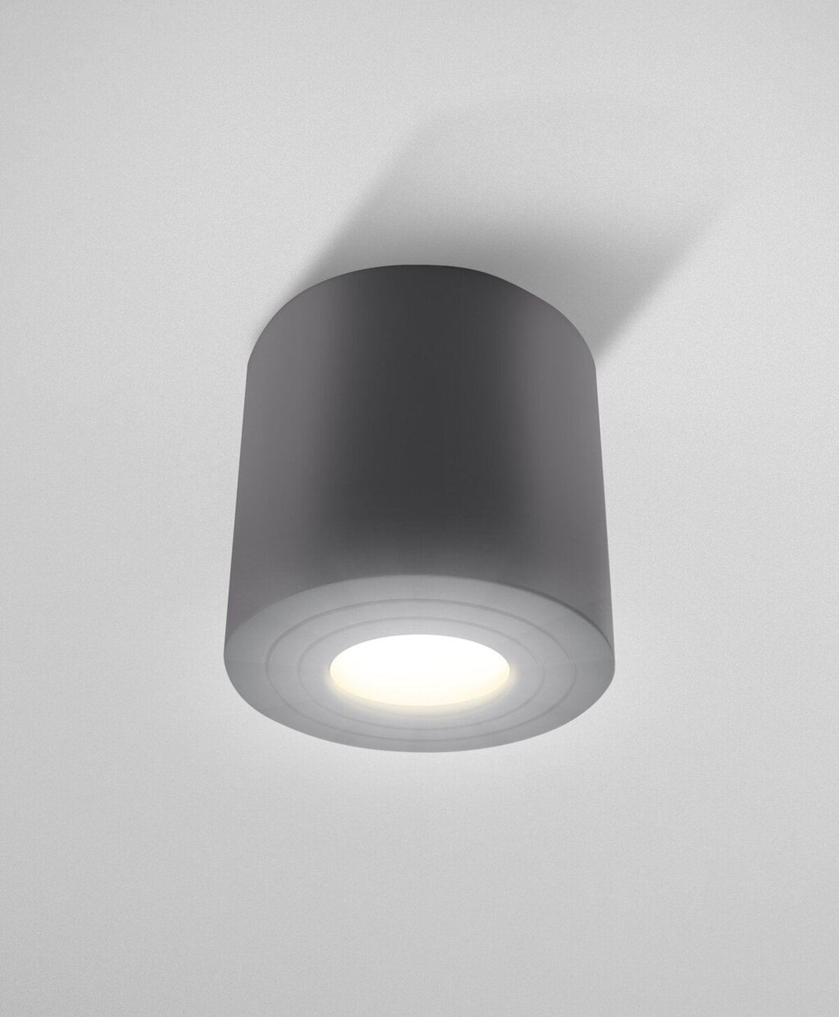 Plafoniera da Soffitto Rotonda MALAGA Antracite GU10 Max 7W IP65