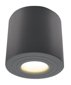 Plafoniera da Soffitto Rotonda MALAGA Antracite GU10 Max 7W IP65