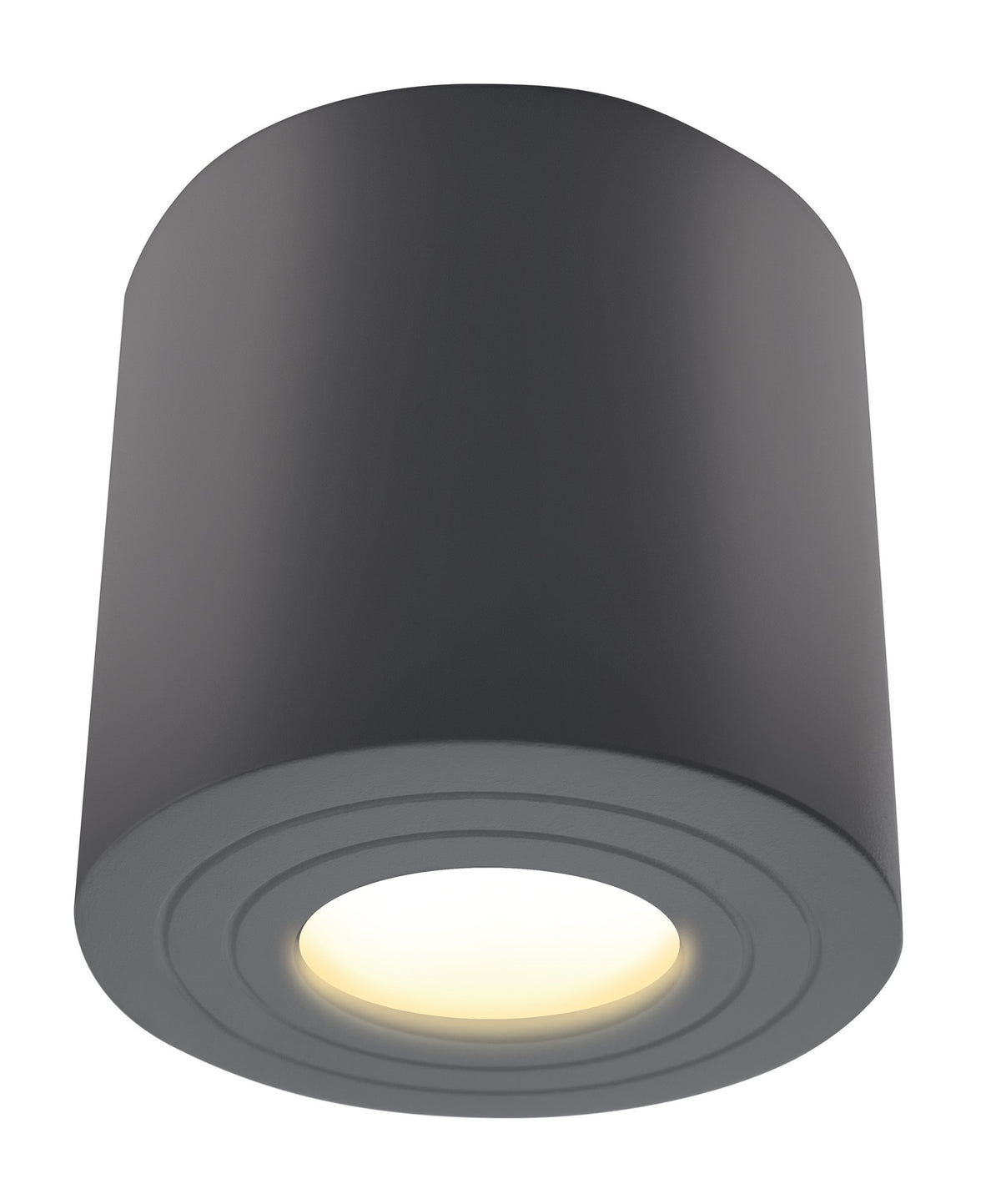 Plafoniera da Soffitto Rotonda MALAGA Antracite GU10 Max 7W IP65