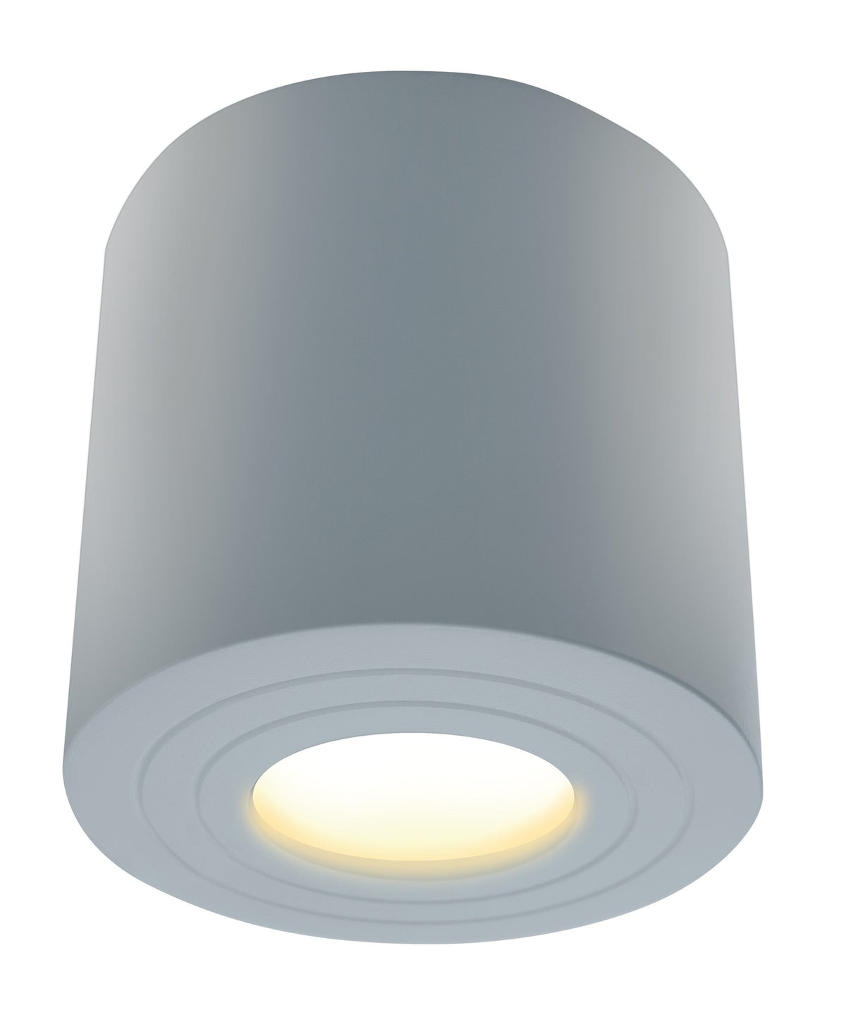 Plafoniera da Soffitto Rotonda MALAGA Grigio Marina GU10 Max 7W IP65