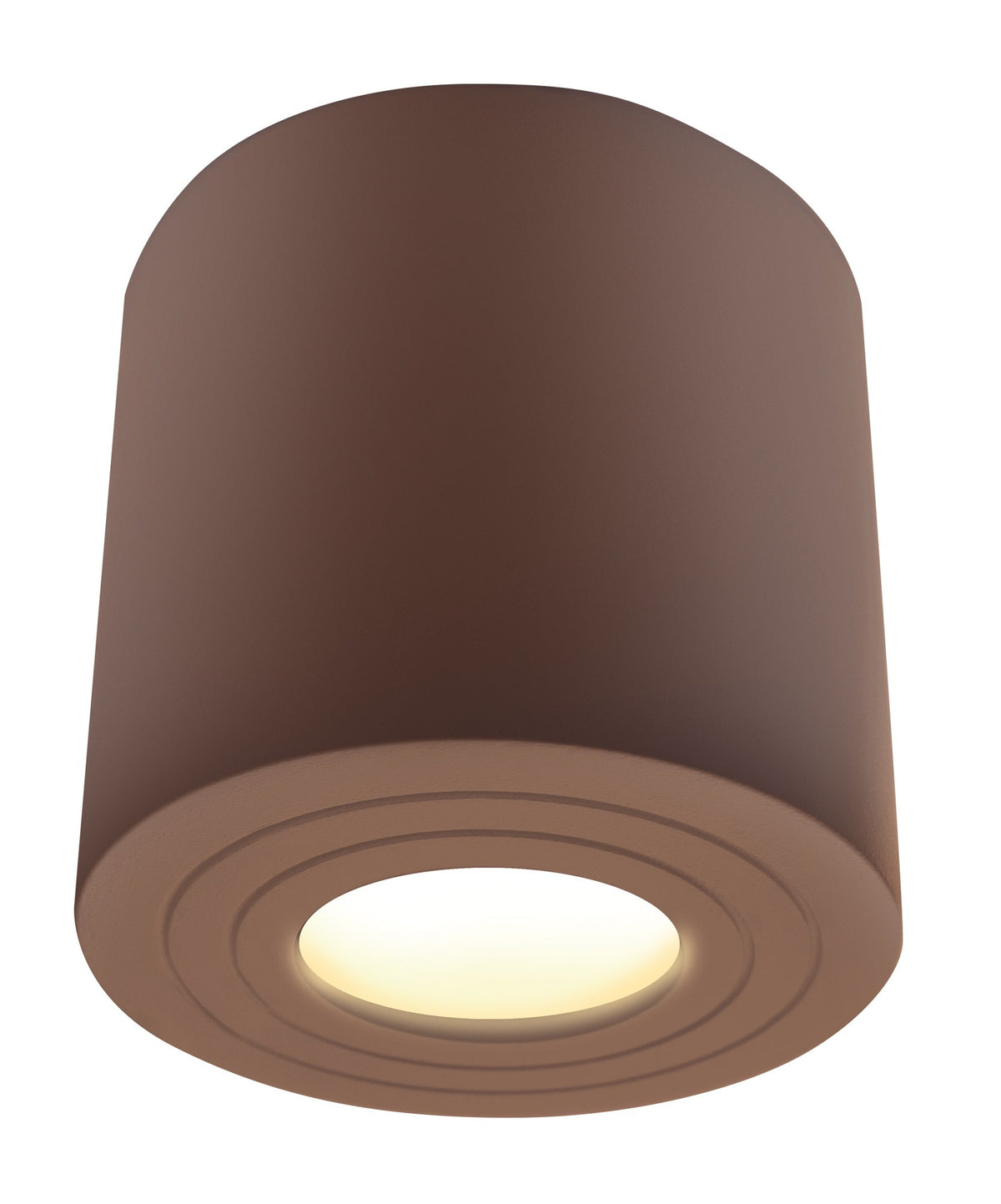 Plafoniera da Soffitto Rotonda MALAGA Corten GU10 Max 7W IP65