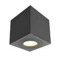 Plafoniera da Soffitto Quadrata ALMERIA Antracite GU10 Max 7W IP65