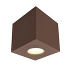 Plafoniera da Soffitto Quadrata ALMERIA Corten GU10 Max 7W IP65