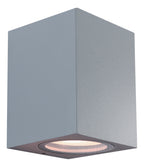 Applique da Parete TOLEDO 1 Grigio Marina GU10 Max 7W IP65