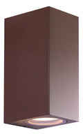 Applique da Parete TOLEDO 2 Corten GU10 Max 2x7W IP65