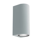 Applique da Parete CORDOVA 2 Grigio Marina GU10 Max 2x7W IP65