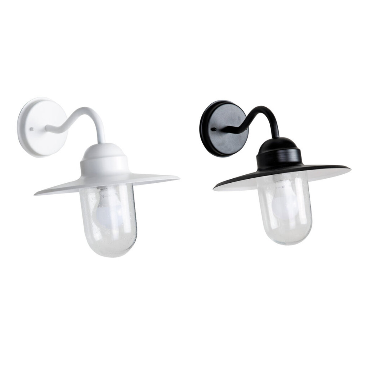 Applique da Parete ARVIKA Bianco Attacco E27 Max 60W IP44