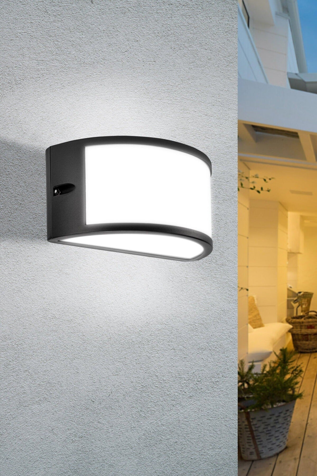 Applique da Parete SEGOVIA 1 Corten con Attacco E27 Max 20W IP54