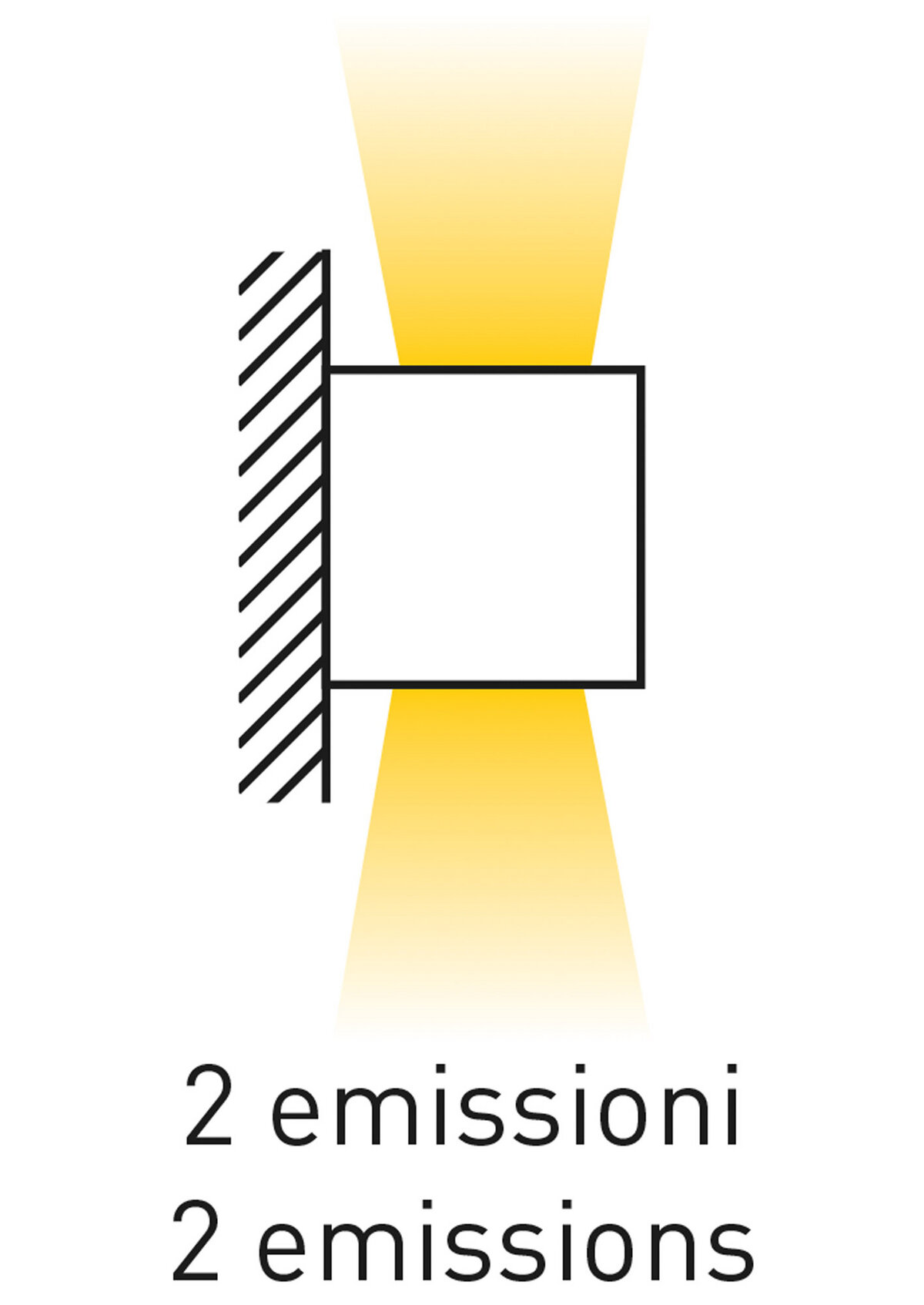 Applique da Parete LAGOS 1 Bianco con Attacco E27 Max 20W IP54