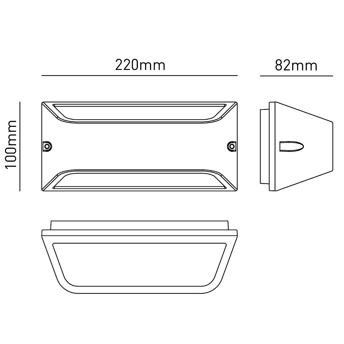 Applique da Parete LAGOS 1 Corten con Attacco E27 Max 20W IP54