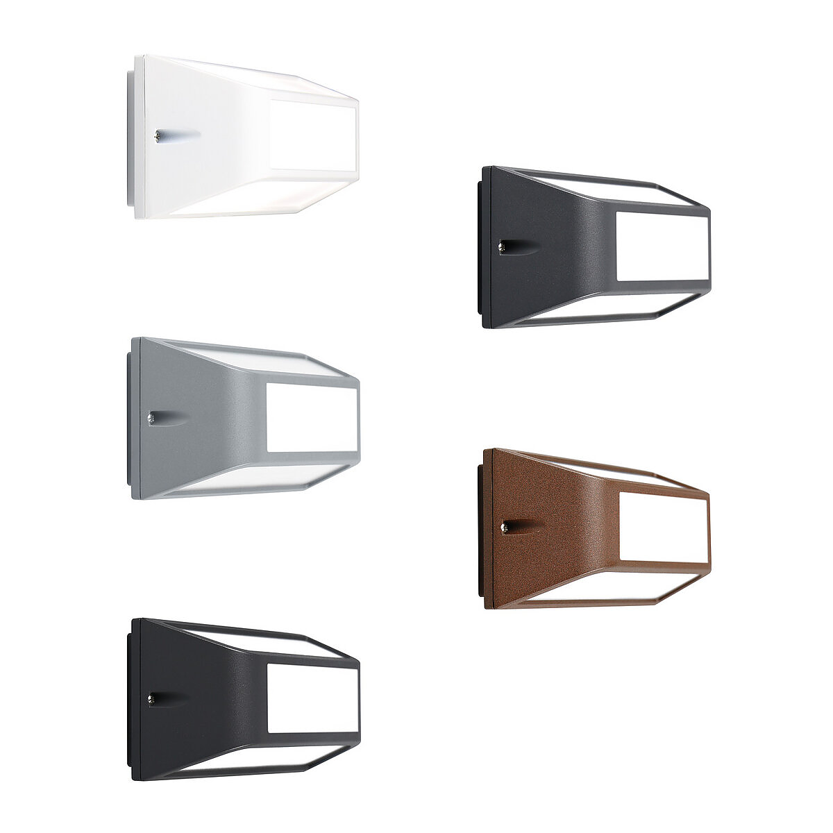 Applique da Parete LAGOS 2 Corten con Attacco E27 Max 20W IP54