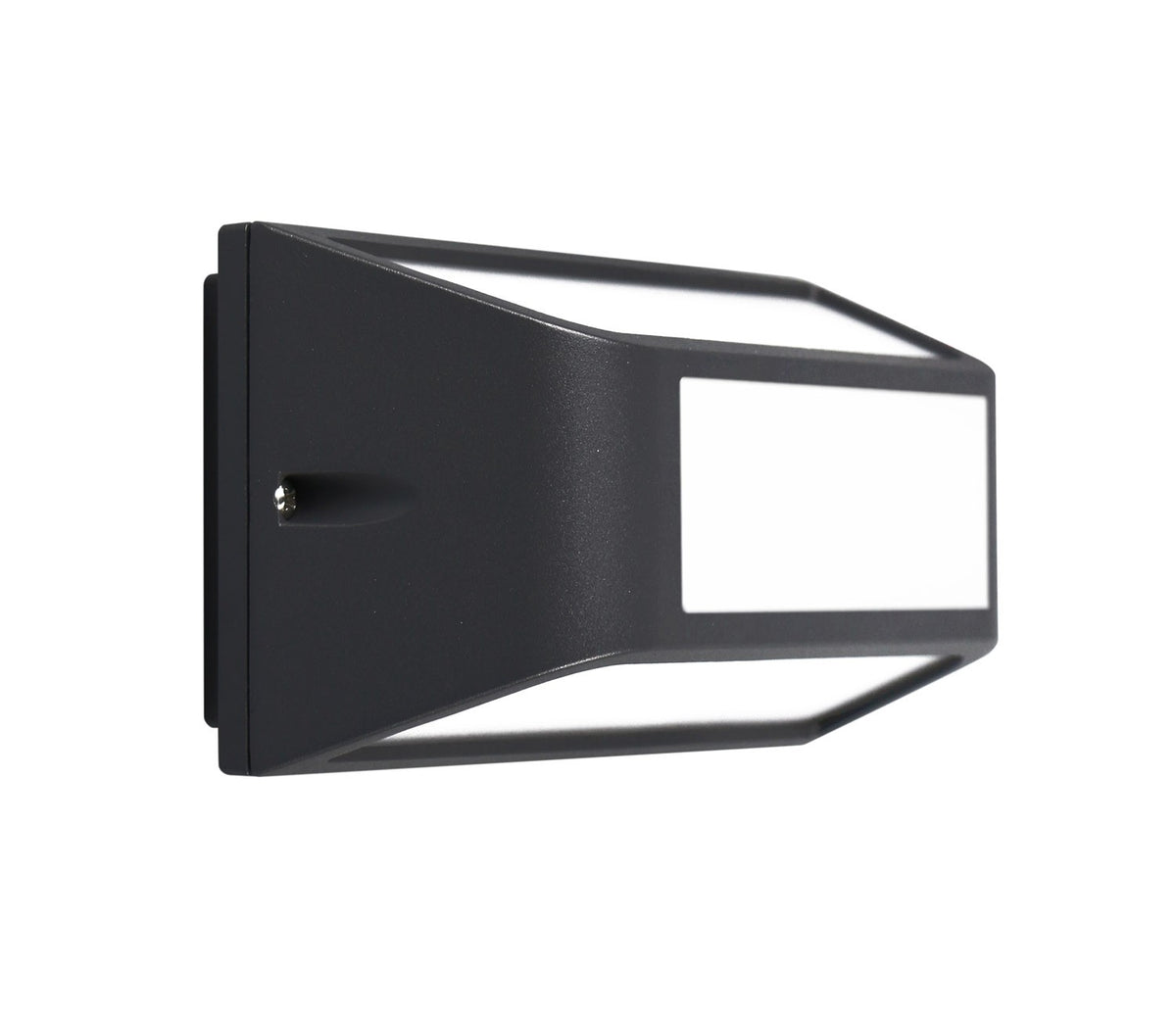 Applique da Parete LAGOS 2 Nero con Attacco E27 Max 20W IP54