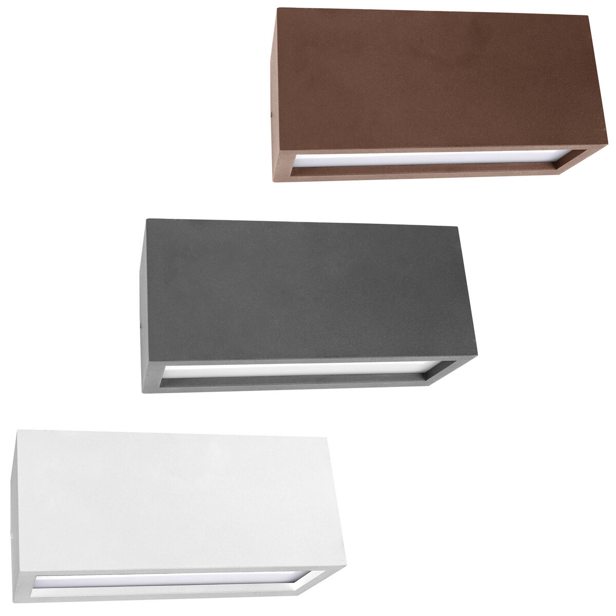 Applique da Parete VIGO 1 Corten con Attacco E27 Max 20W IP54