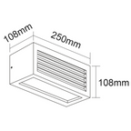 Applique da Parete VIGO 2 Corten con Attacco E27 Max 20W IP54