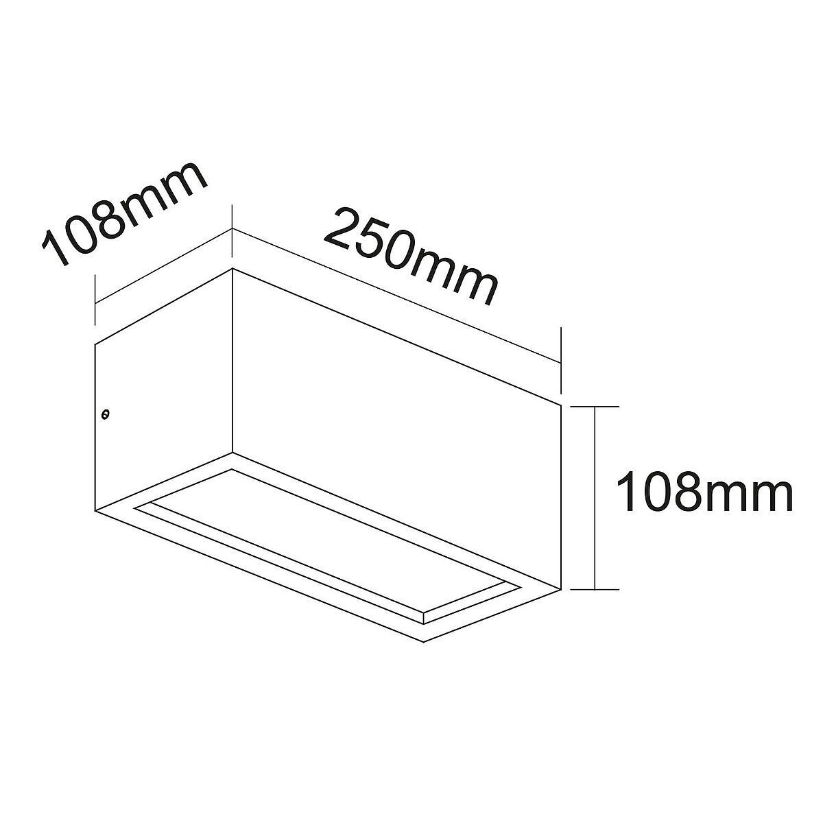 Applique da Parete VIGO 4 Corten con Attacco E27 Max 20W IP54