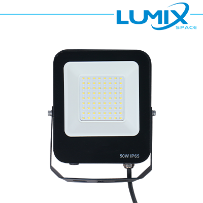 Proiettore Faro LED per Esterno Nero 50w - IP65 120° 4000K