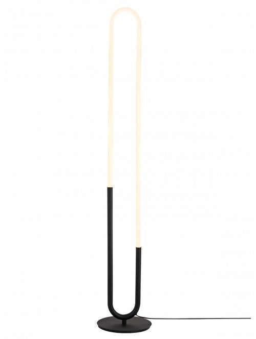 Lampada da Terra Piantana LATIUM 20W 3000K Nero Opaco IP20