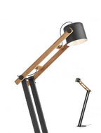 Lampada da Terra Piantana POOH Attacco E27 max 42W Oro e Legno IP20
