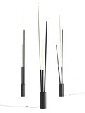 Lampada da Terra Piantana CARVER 36W 3000K/4000K Dimmerabile Nero IP20
