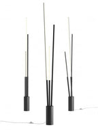 Lampada da Terra Piantana CARVER 36W 3000K/4000K Dimmerabile Nero IP20