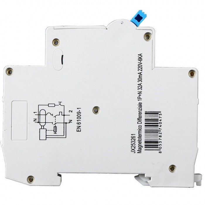 Ettroit Magnetotermico Differenziale 1P+N 32A 30mA 220V-6KA JX253261