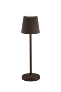 Lampada da Tavolo LED Ricaricabile EMMA Corten 3W 3000K IP54