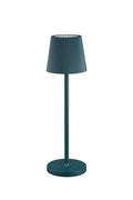Lampada da Tavolo LED Ricaricabile EMMA Blu Petrolio 3W 3000K IP54
