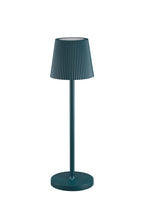 Lampada da Tavolo LED Ricaricabile EMMA Blu Petrolio 3W 3000K IP54