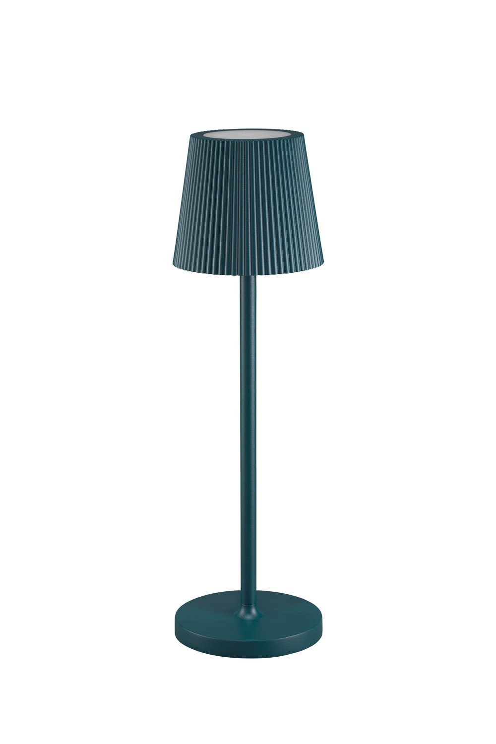 Lampada da Tavolo LED Ricaricabile EMMA Blu Petrolio 3W 3000K IP54