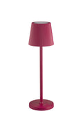 Lampada da Tavolo LED Ricaricabile EMMA Rosso Lampone 3W 3000K IP54