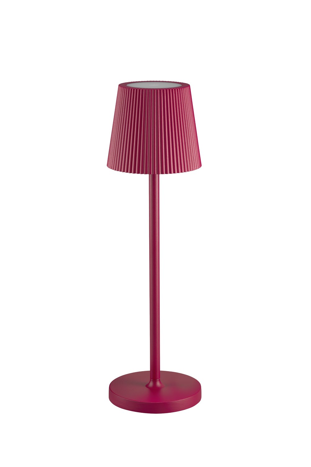 Lampada da Tavolo LED Ricaricabile EMMA Rosso Lampone 3W 3000K IP54