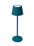 Lampada da Tavolo LED Ricaricabile EMMA MINI Blu Petrolio 1,5W 3000K IP54