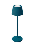 Lampada da Tavolo LED Ricaricabile EMMA MINI Blu Petrolio 1,5W 3000K IP54